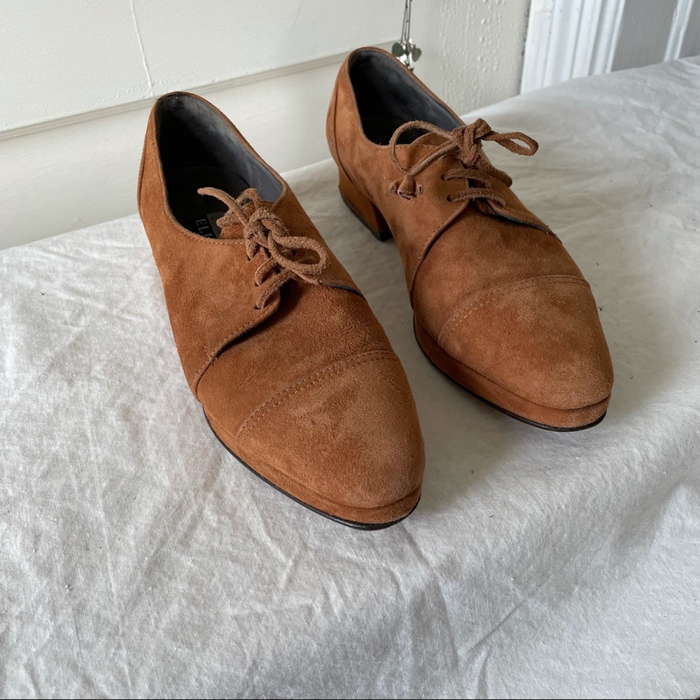 Ellen Tracy Vintage Lace Up Oxfords